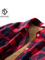 Aksamitna gruba ciepła damska koszula w kratę kobiet z długim rękawem topy M-5XL zimowy polar Casual sprawdź bluzka jesień ubrania T77710A 3